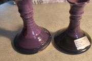 Jenny Kelly Pottery Brittas Bay Wicklow small vase and candle holder