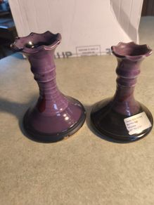 Jenny Kelly Pottery Brittas Bay Wicklow small vase and candle holder