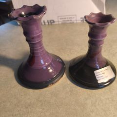 Jenny Kelly Pottery Brittas Bay Wicklow small vase and candle holder