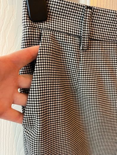 NEW Object Trousers Houndstooth Cigarette Style - Size 38 / UK 10