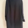 Cos black, collarless open-front longline  jacket / blazer Image 5
