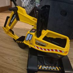 kids ride on digger