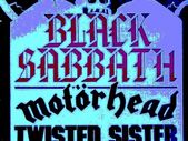 Black Sabbath vintage concert poster Dalymount Stadium Dublin Ireland 1983 Replica