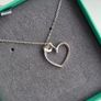 Fields Silver Heart Necklace Image 2