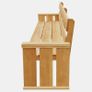 Garden Bench 160 cm Impregnated Pinewood Image 4