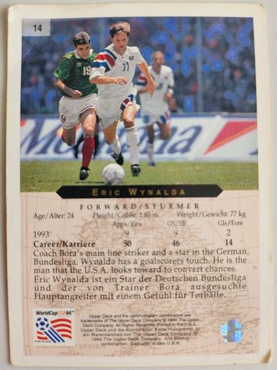 World Cup '94 cards