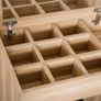 Dressing Table Set with Mirror & Stool-Wood Grain Colour (FREE POSTAGE) Image 4