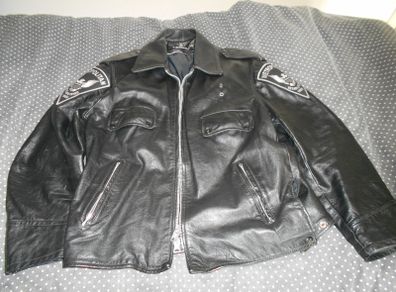 Vintage Fidelity Leather Police Jacket X-Large