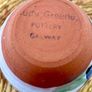 Judy Greene Irish studio pottery hand painted vase Image 2