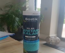 Brand new Bostik Silk 60 sanitary sealant clear 310ml
