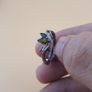 Vintage 925 Sterling silver Tourmaline Ring Image 10