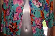 South floral kimono would fit sizes 10 to 16 Perfect condition Postage included