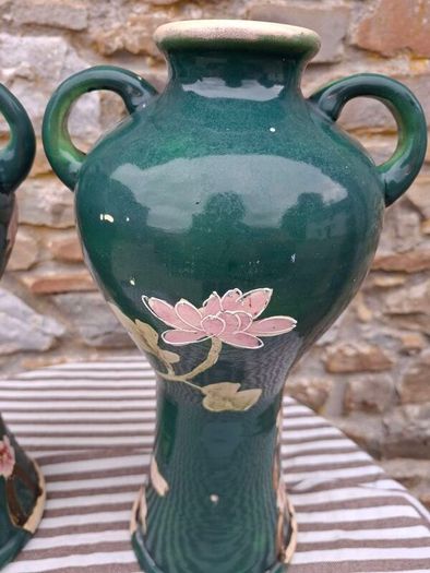 Vintage pair of Art Nouveau Vase