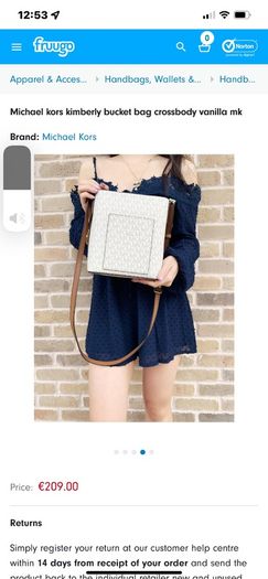 Michael Kors Kimberly Bucket Bag (Crossbody)