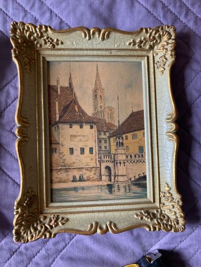 Pair of pictures of Strasbourg