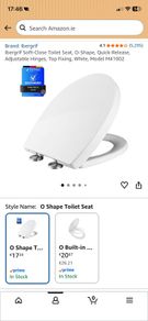 Soft close toilet seat