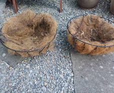 2 x hanging baskets