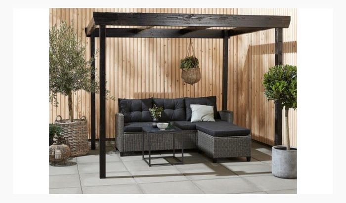 Garden corner sofa