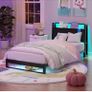 Single Bed with Charging Station and LED Image 8