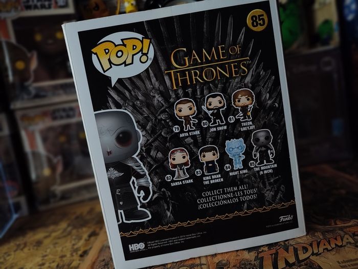 The Mountain (Unmasked) ! Game Of Thrones ! Super Sized 6 Inch ! Funko POP Vinyl Figure ! 2019 ! GOT !