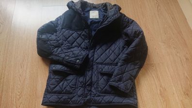 Navy Zara Winter Coat  Age 13-14