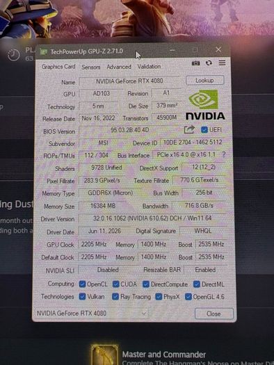 Msi Nvidia Rtx 4080 Ventus 3x Oc