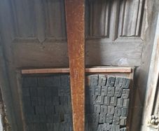Vintage Large Wooden T Square