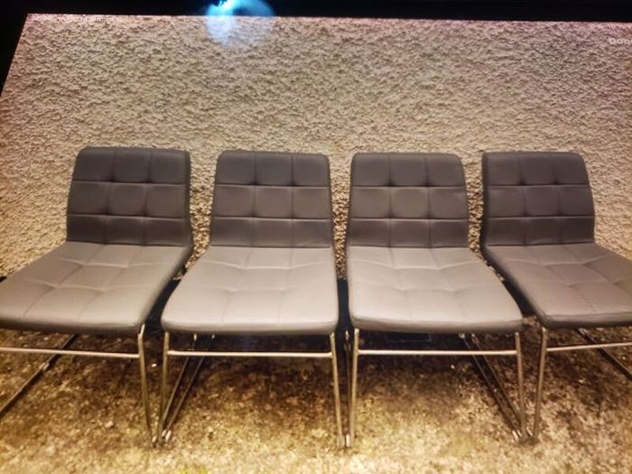 3 leather chairs Quick sale reduced Now!!!