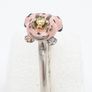Vintage Collectable Daisy London Diamond And Enamel Silver Frog Ring Image 2