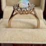 Diamond Ethiopian Opal & Lab-Grown Diamond Ring Image 9
