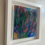 FREE Frame Original Art Original Painting Tropical Art Botanical Art Blue Painting Image 7