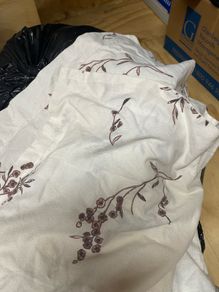 Lovely Double Quilt Bedspread + Matching Pillow Sham + Matching Cushion