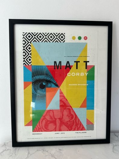 Matt Corby Framed Poster