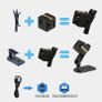 Spy Camera Wireless Hidden Camera, JIPNO Mini Cameras HD 1080P Indoor Spy Pet Cam Wireless Small Portable Night Vision Motion Detection for Home, Car, Drone, Office Image 3