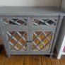 Grey Mirrored Sideboard Image 2
