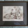 Old Framed Engraving From The Neptune Gallery Image 8