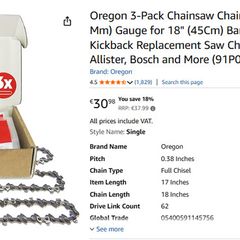 Oregon Chain 91p062x3