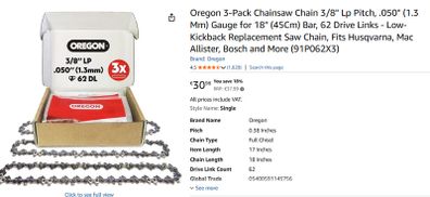 Oregon Chain 91p062x3