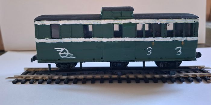 C.I.E. 6 wheel coach 3rd class 1:72 railway model many available