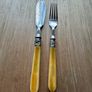 Antique Master Fish Knife and Fork Serving Set Image 3