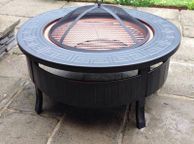 main image for ad Multifunctional Round 3-in-1 Metal Garden Fire Pit BBQ Ice Bucket Patio Heater