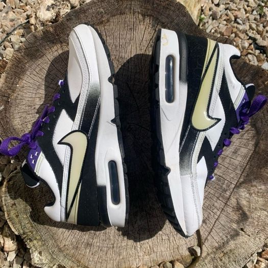 Premium Nike Air Max BW White Black Purple