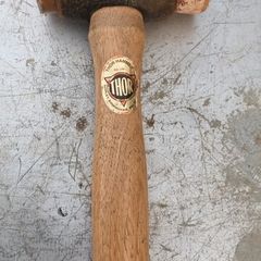 Copper and Raw Hide Hammer size3
