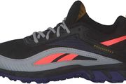 Reebok Women's Ridgerider 6 Sneaker, Core Black/ Bold Purple/ Orange Flare, 4.5 UK, 37.5 EU