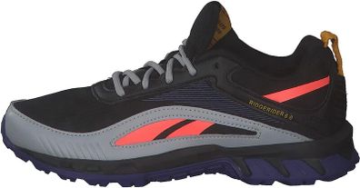 Reebok Women's Ridgerider 6 Sneaker, Core Black/ Bold Purple/ Orange Flare, 4.5 UK, 37.5 EU