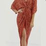 Asos Sequins Kimono Wrap Dress Image 2