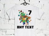 Minecraft Inspired T shirt Birthday Christmas Gift