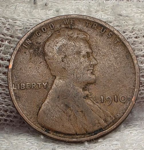 USA United States 1910 Lincoln Wheat Penny Cent Coin