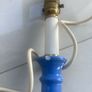 Vintage Marks and Spencer Blue Porcelain Table Lamp Image 4