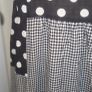 Zanzea Polka Dot Gingham Tiered Maxi Dress Black White Boho Size M Image 2